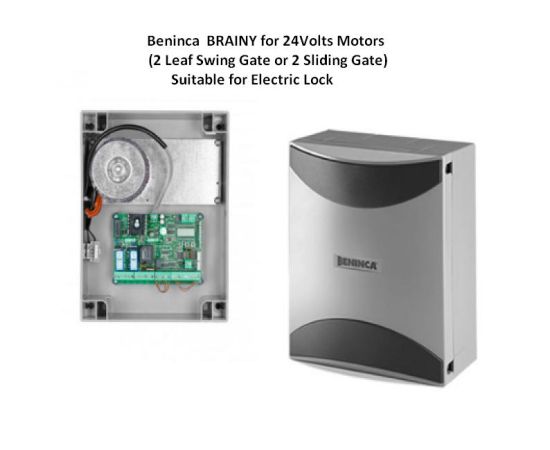 Beninca Brainy-24V Πίνακας Λειτουργιών για Μπράτσα 24 Vac
