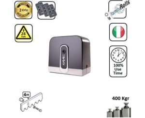 Faac 24V Μοτερ συρόμενης πόρτας εώς 400Kg Set 04