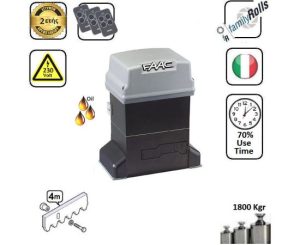 Faac Μοτερ συρόμενης πόρτας εώς 1800 Kg / oil Set 04