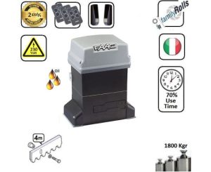 Faac Μοτερ συρόμενης πόρτας εώς 1800 Kg / oil Set 05