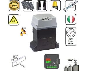 Faac Μοτερ συρόμενης πόρτας εώς 1800 Kg / oil Set 07