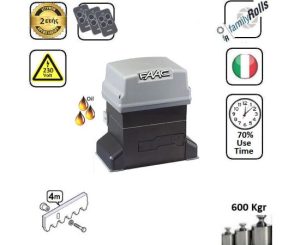 Faac Μοτερ συρόμενης πόρτας εώς 600 Kg / oil Set 04