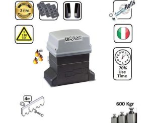 Faac Μοτερ συρόμενης πόρτας εώς 600 Kg / oil Set 05