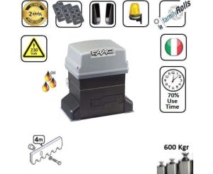 Faac Μοτερ συρόμενης πόρτας εώς 600 Kg / oil Set 06
