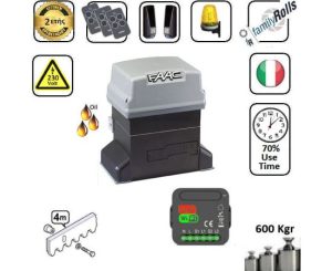 Faac Μοτερ συρόμενης πόρτας εώς 600 Kg / oil Set 07