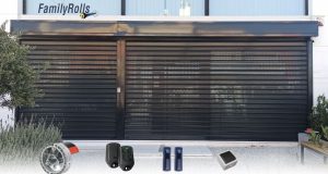 Ρολό Χαλύβδινο πλάτος 350 * 270 ύψος με Διάτρητη Περσίδα